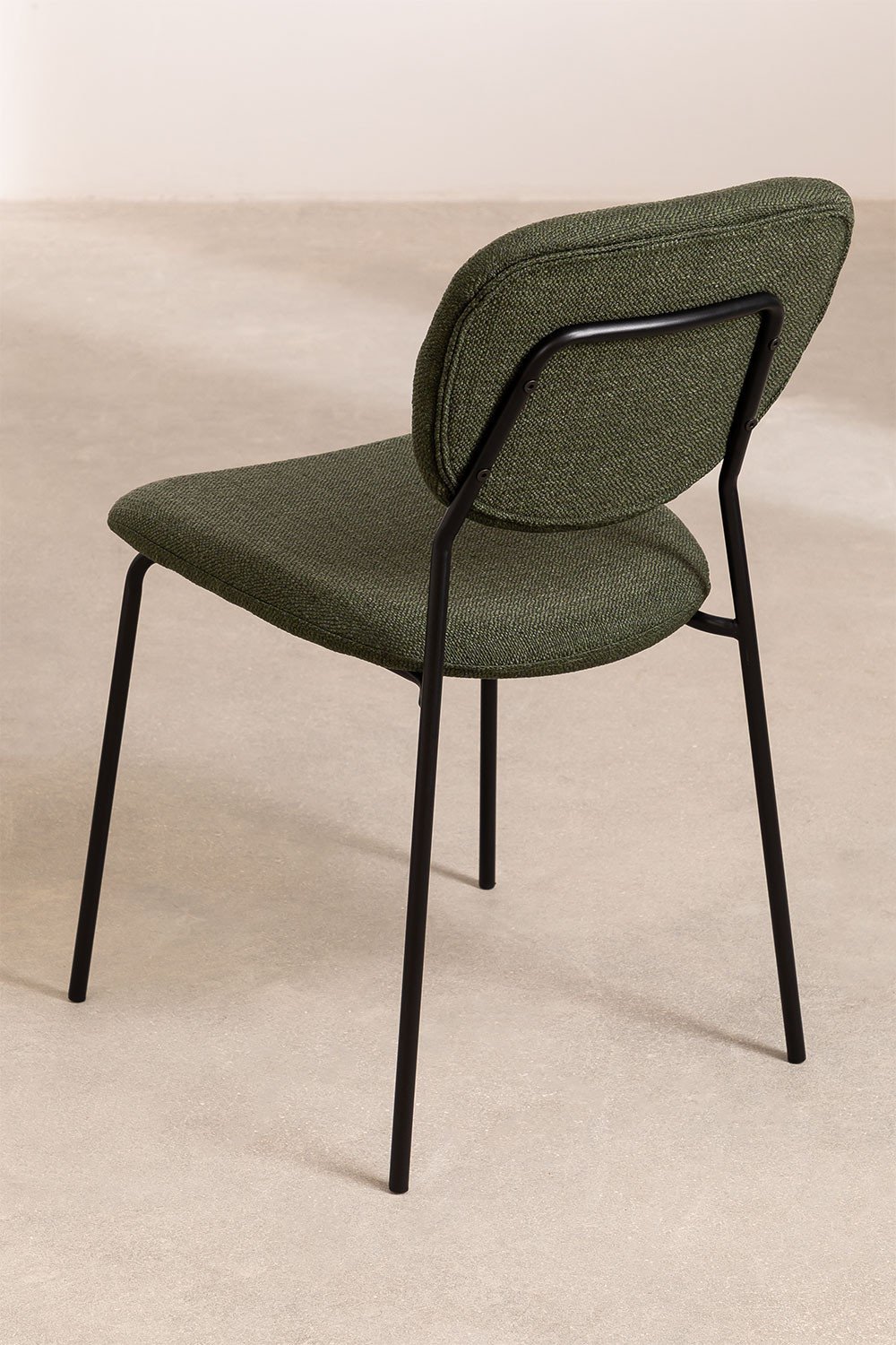 Pack de 2 chaises de salle à manger empilables Taris, image de la galerie 4