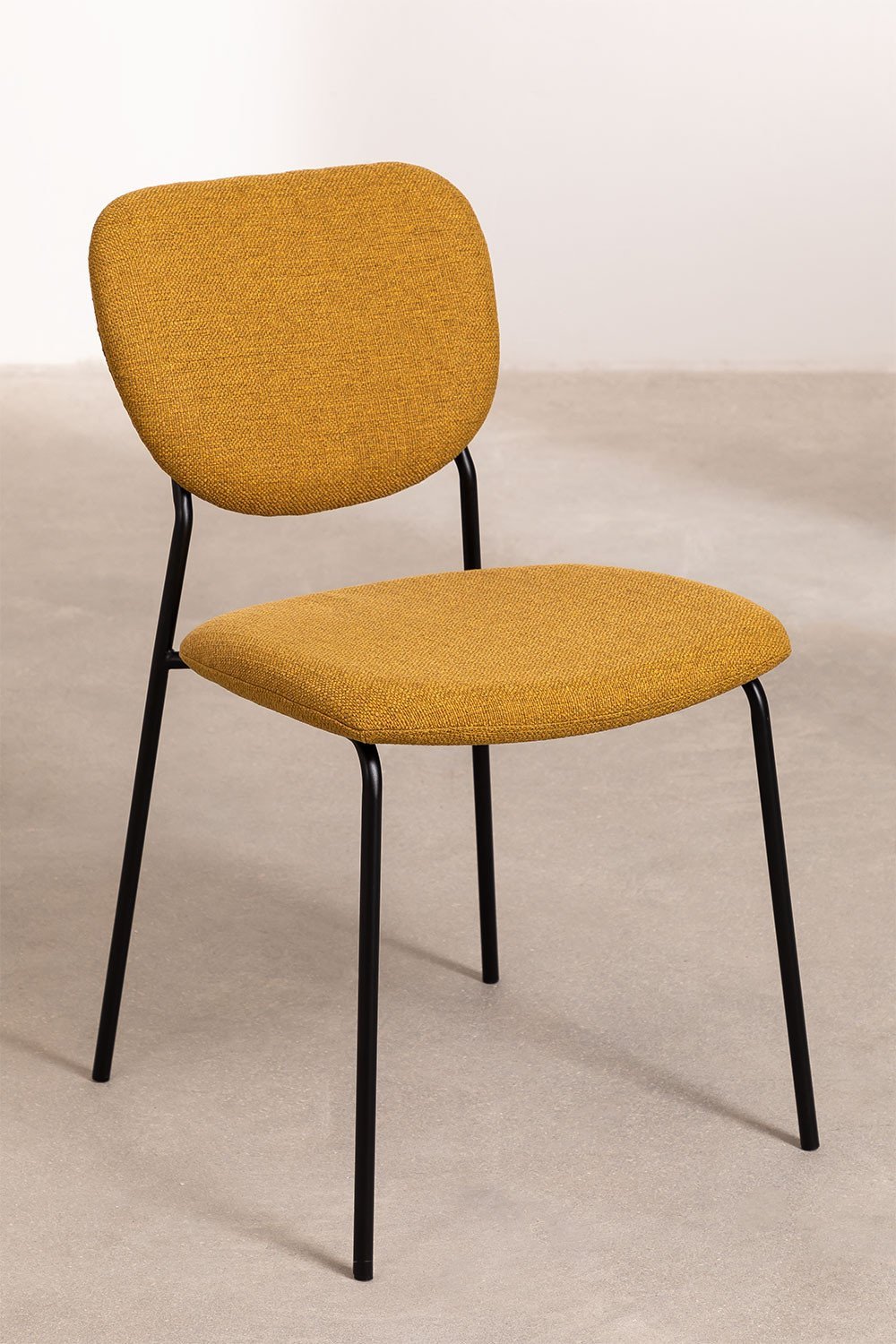 Pack de 2 chaises de salle à manger empilables Taris, image de la galerie 2