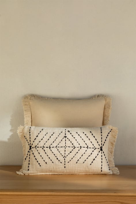 Coussin rectangulaire en coton (30x50 cm) Iguatu