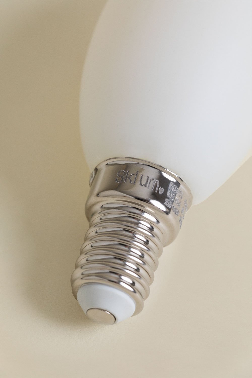 Bombilla LED E14 C35 6W Opale, image de la galerie 2