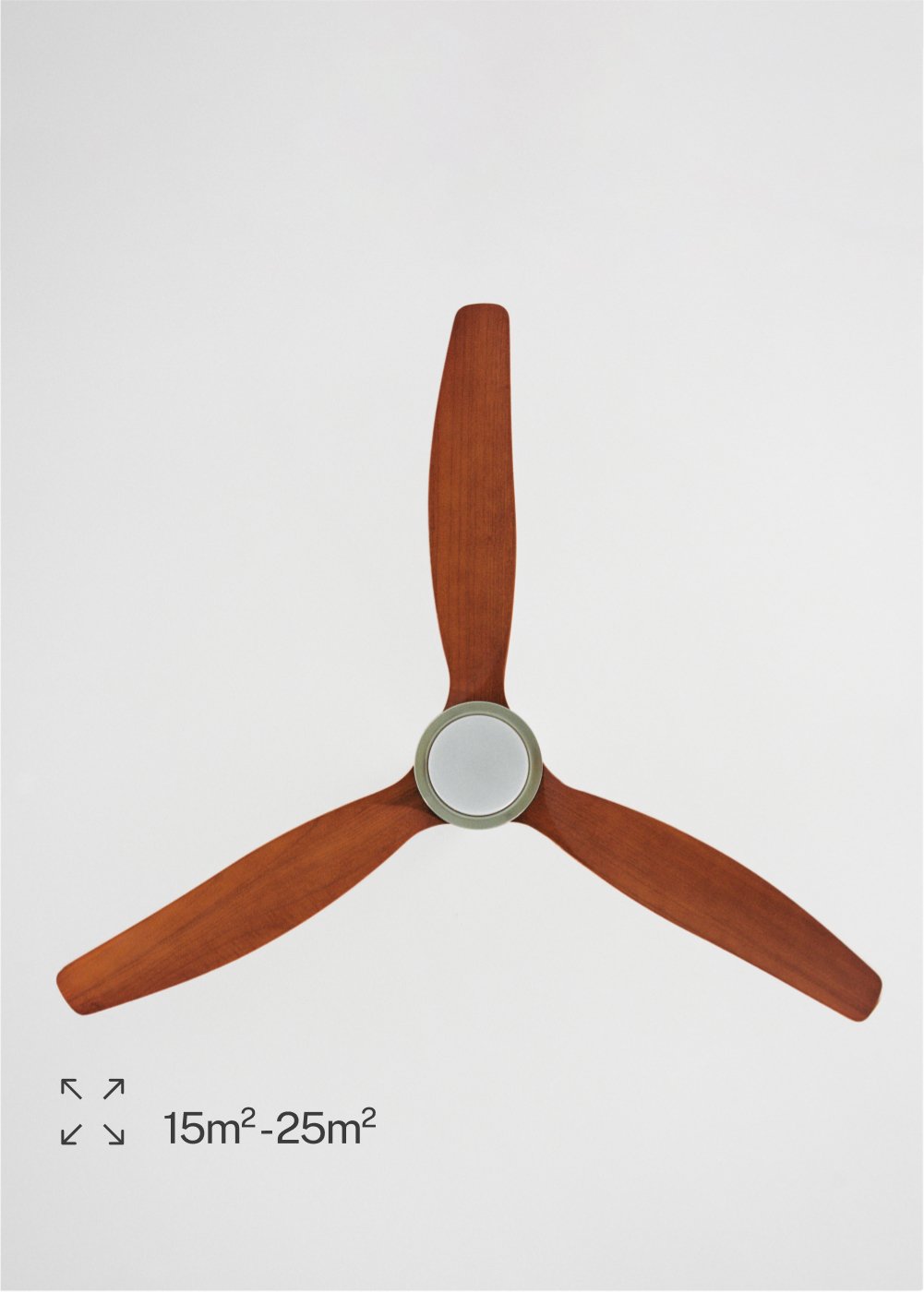 CREATE - WIND STYLANCE - Ventilateur de plafond 40W silencieux Ø132 cm 100% bois, image de la galerie 5