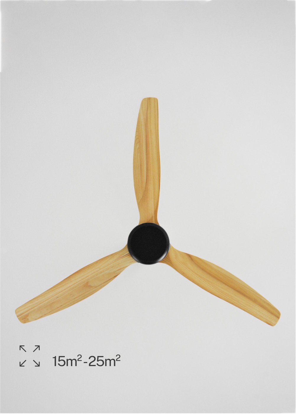 CREATE - WIND STYLANCE - Ventilateur de plafond 40W silencieux Ø132 cm 100% bois, image de la galerie 5