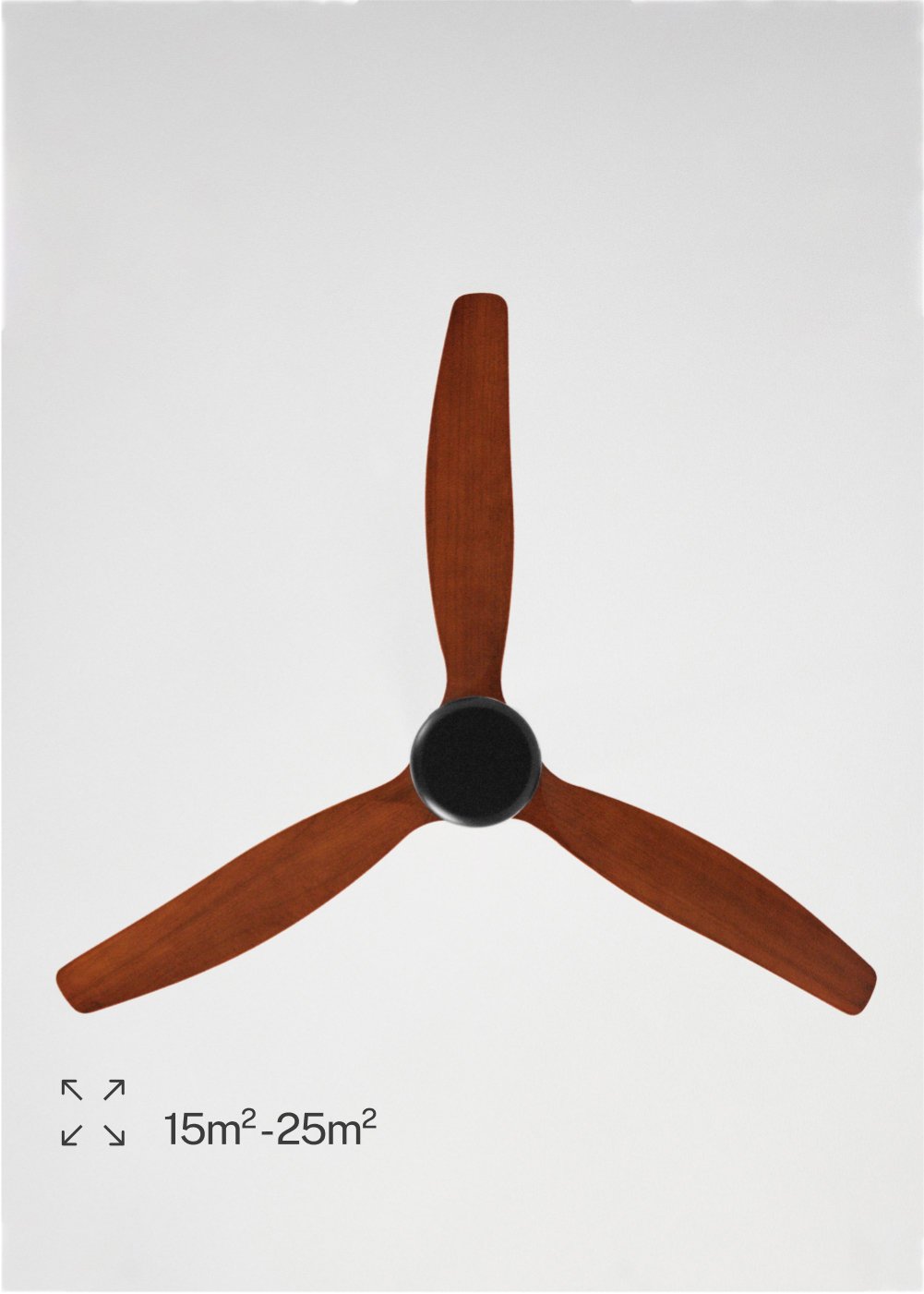 CREATE - WIND STYLANCE - Ventilateur de plafond 40W silencieux Ø132 cm 100% bois, image de la galerie 5