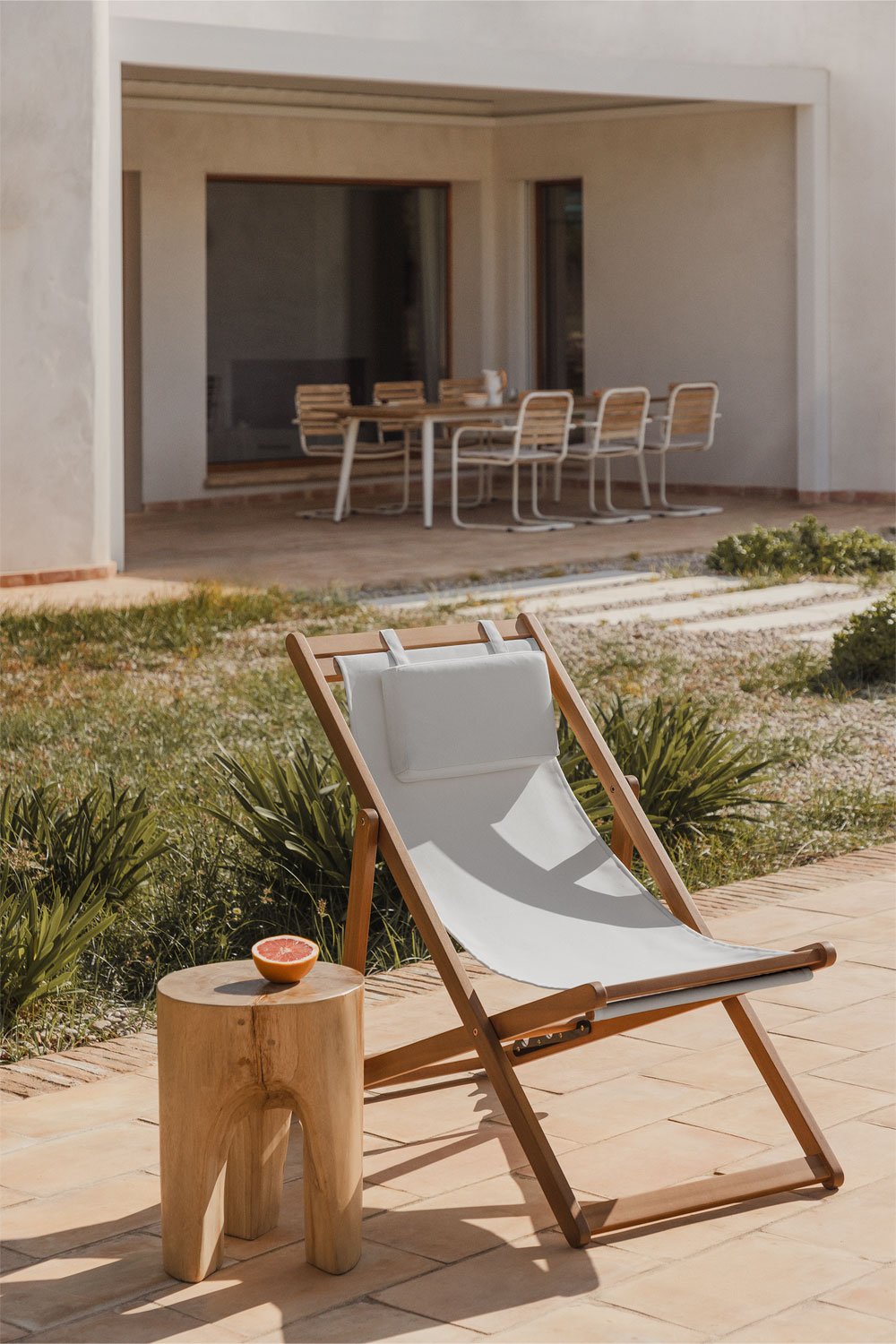 Hamac Pliable avec Coussin en Bois Kardis, image de la galerie 1