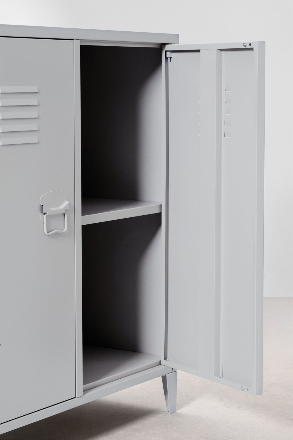 Buffet casier 2 portes en acier Pohpli, image de la galerie 5