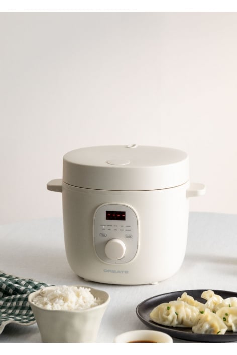 CREATE - RICE COOKER STUDIO - Cuisseur à riz électrique 2L avec panier vapeur