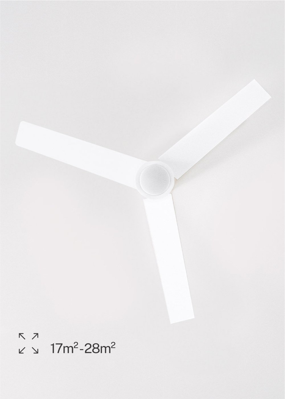 CREATE - WIND MINIMAL - Ventilateur de plafond 40W silencieux Ø132 cm avec éclairage LED de 15W, image de la galerie 5