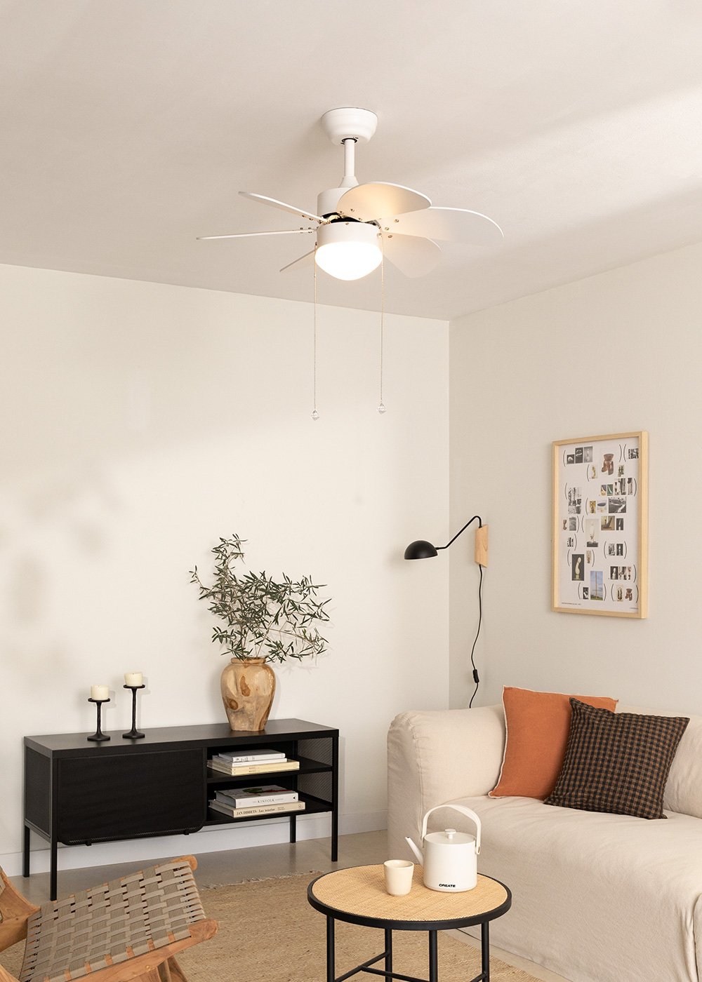 CREATE - WINDLIGHT EASY - Ventilateur de Plafond 53W Silencieux Ø86 cm, image de la galerie 1