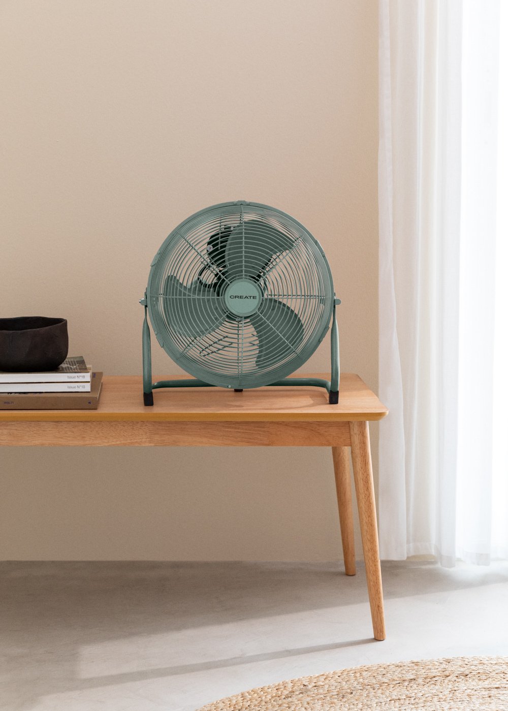 CREATE - AIR FLOOR RETRO - Ventilateur de sol du style industriel, image de la galerie 1