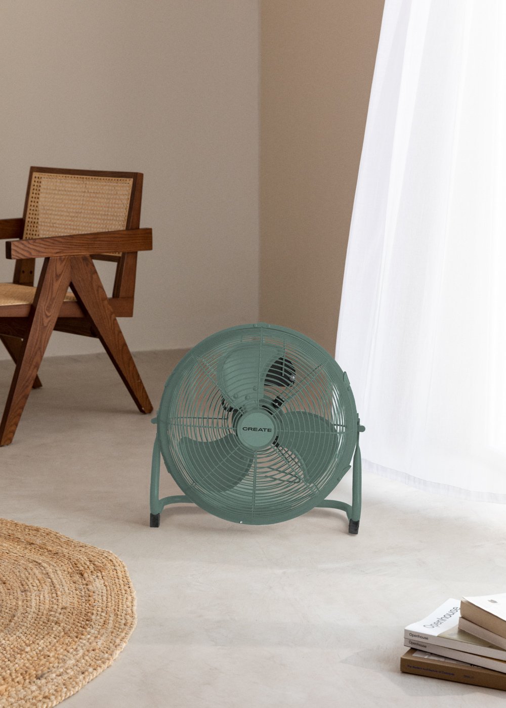 CREATE - AIR FLOOR RETRO - Ventilateur de sol du style industriel, image de la galerie 1