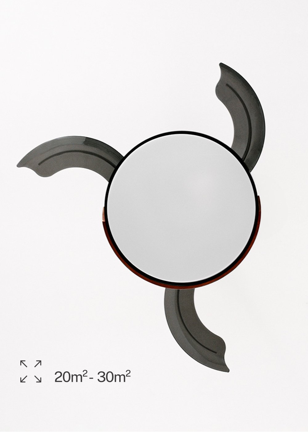 CREATE - WIND CLEAR - Ventilateur de plafond silencieux 40W Ø108cm lames rétractables avec éclairage LED de 36W, image de la galerie 7