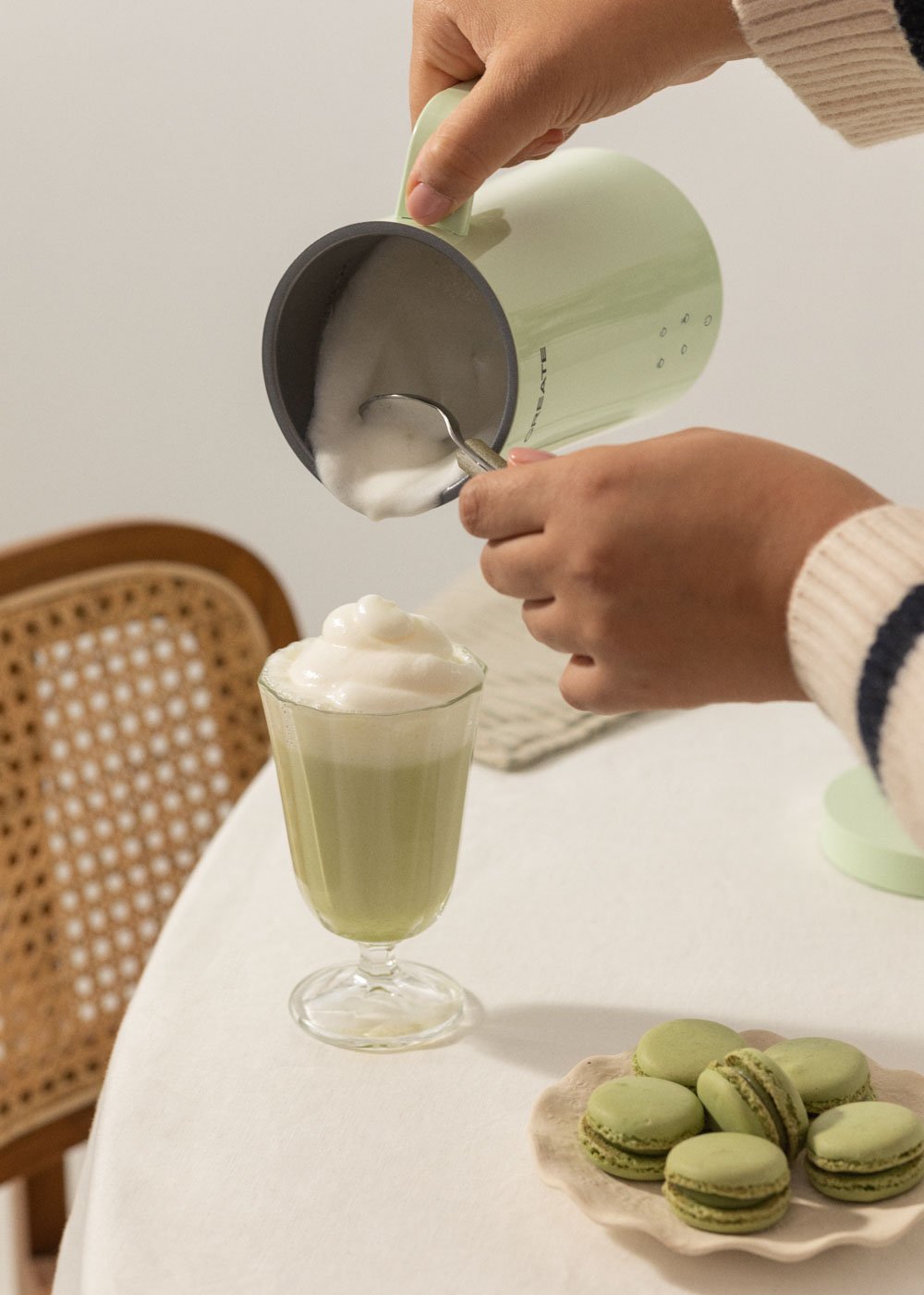 CREATE - MILK FROTHER STUDIO - Mousseur à lait et chauffe-lait, image de la galerie 2