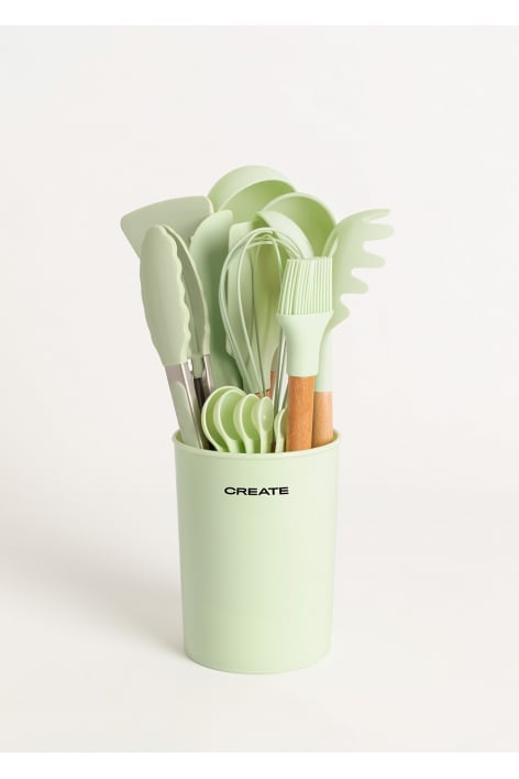 CREATE - KITCHENWARE STUDIO -  Utensiles de cuisine en silicone et bois