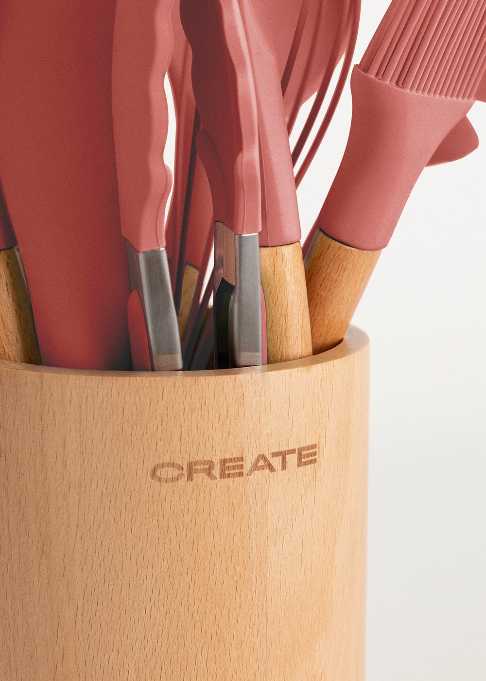 CREATE - KITCHENWARE STUDIO -  Utensiles de cuisine en silicone et bois, image de la galerie 5