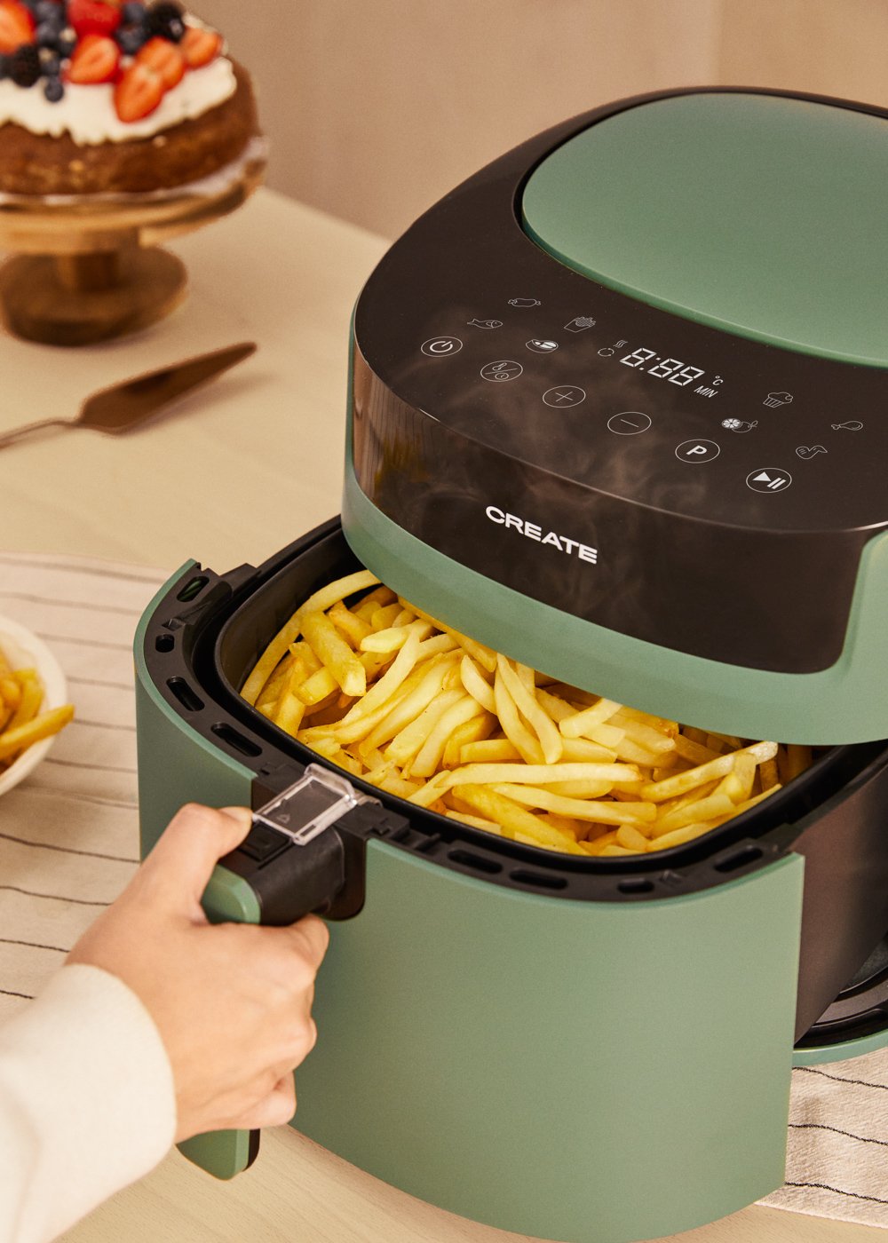 CREATE - AIR FRYER PRO LARGE - Friteuse sans huile 6.2 L, image de la galerie 2