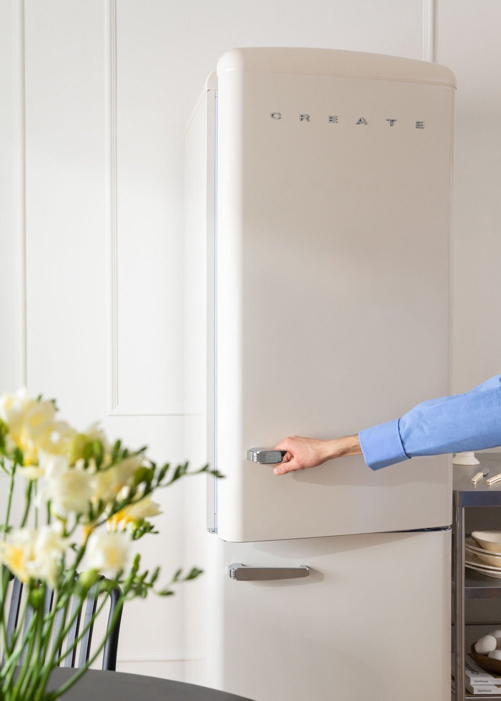 CREATE - RÉFRIGÉRATEUR STYLANCE 330L - Réfrigérateur combiné de style rétro, image de la galerie 3