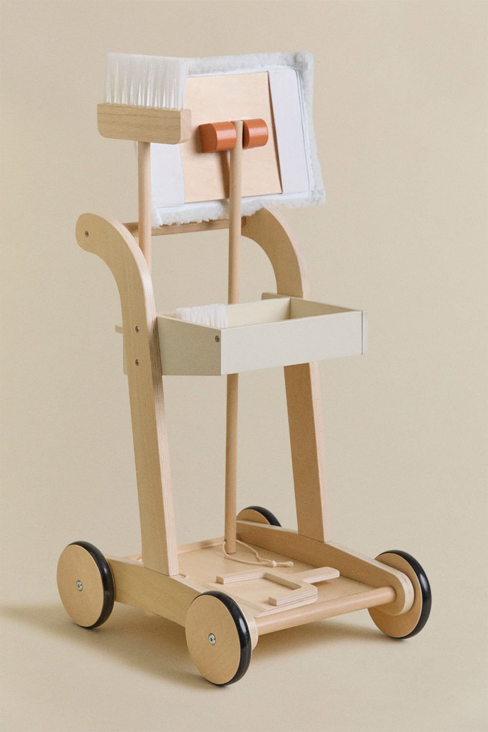 Chariot de nettoyage en bois Ashley Kids, image de la galerie 2