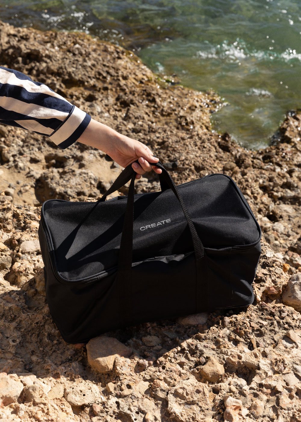 CREATE - BBQ COMPACT - Barbecue portatif au charbon de bois à faible émission de fumée, image de la galerie 5