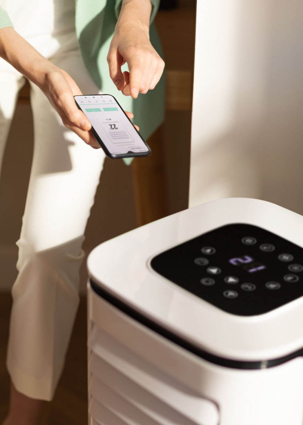 CREATE - SILKAIR CONNECT PRO - Climatiseur mobile 4 en 1  WiFi 9000 BTU avec pompe à chaleur , image de la galerie 2