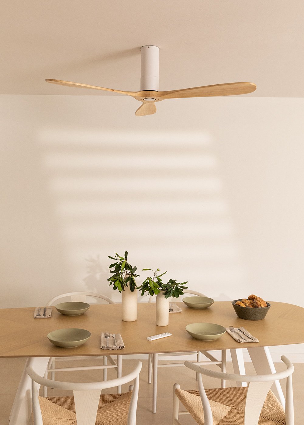 CREATE - WIND TUBE - Ventilateur de plafond 40W silencieux Ø132 cm, image de la galerie 1