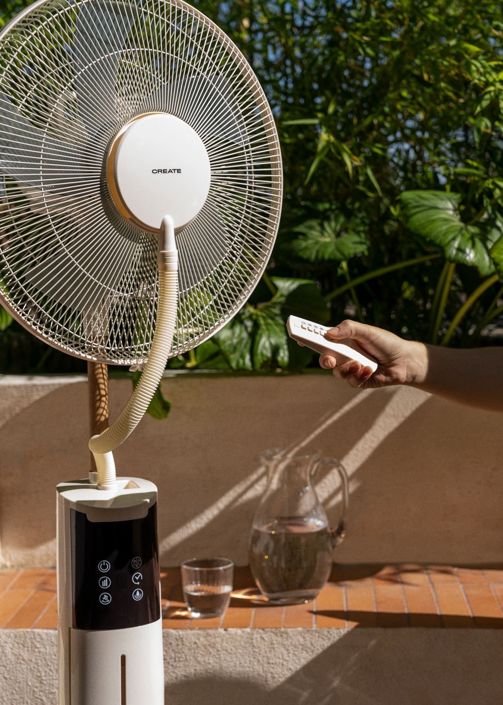 CREATE - AIR MIST PRO - Ventilateur brumisateur oscillant avec télécommande, image de la galerie 3