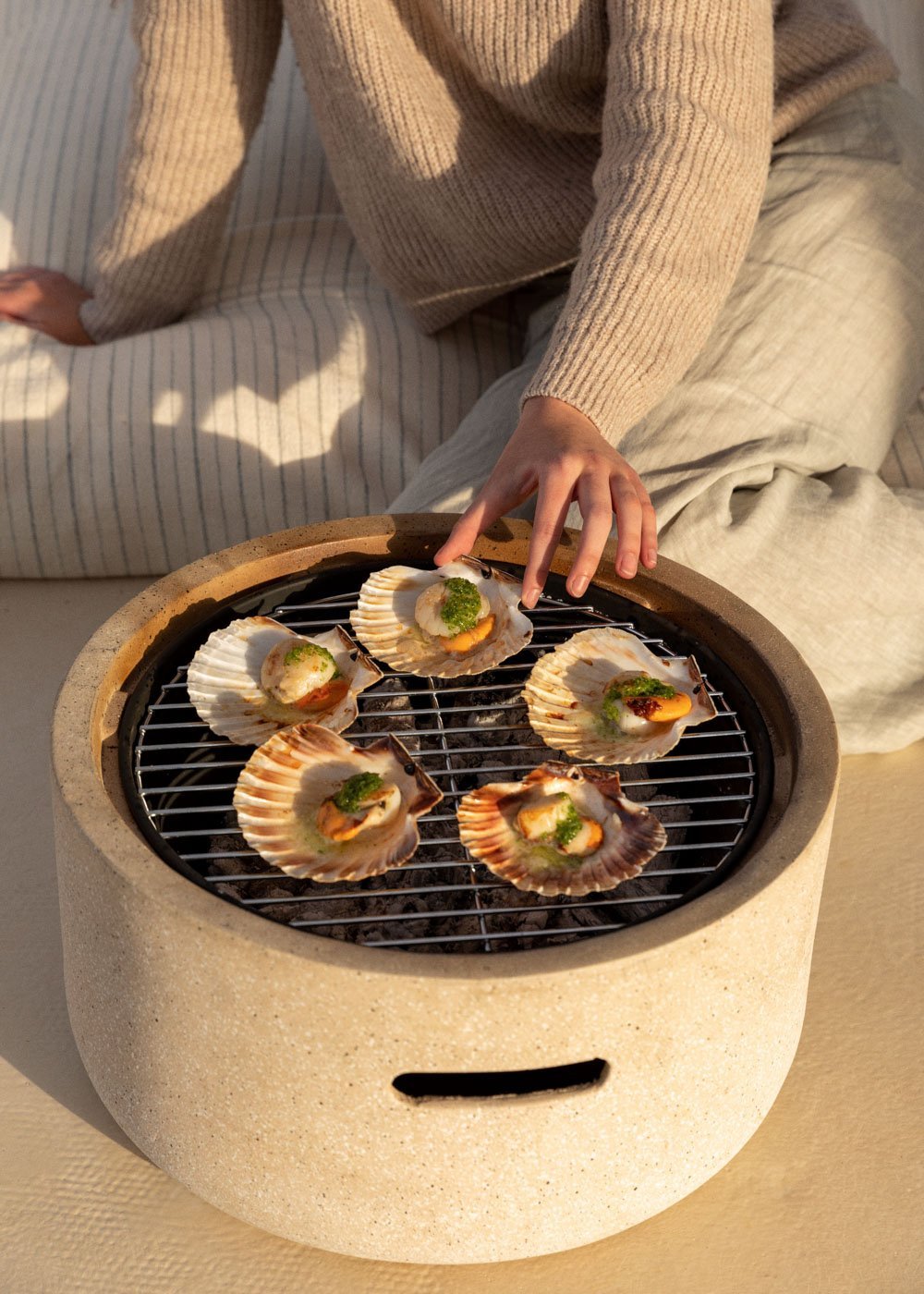 CREATE - FIRE BOWL GRILL - Brasero d'extérieur avec grill, image de la galerie 5
