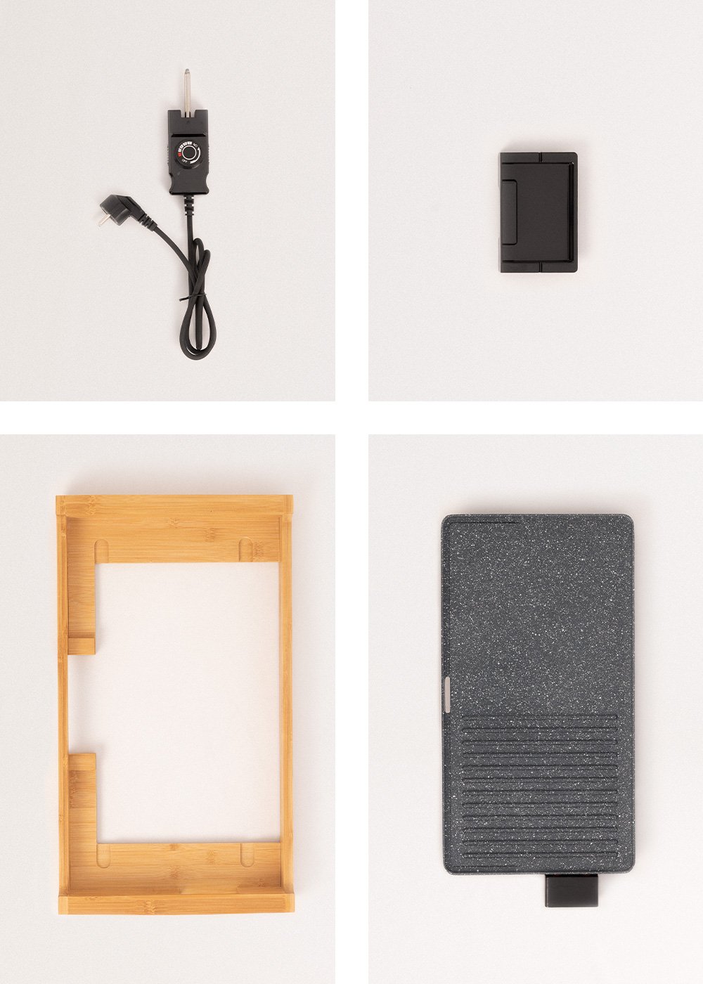 CREATE - STONE FLAT BAMBOO - Plancha électrique 1800W, image de la galerie 7