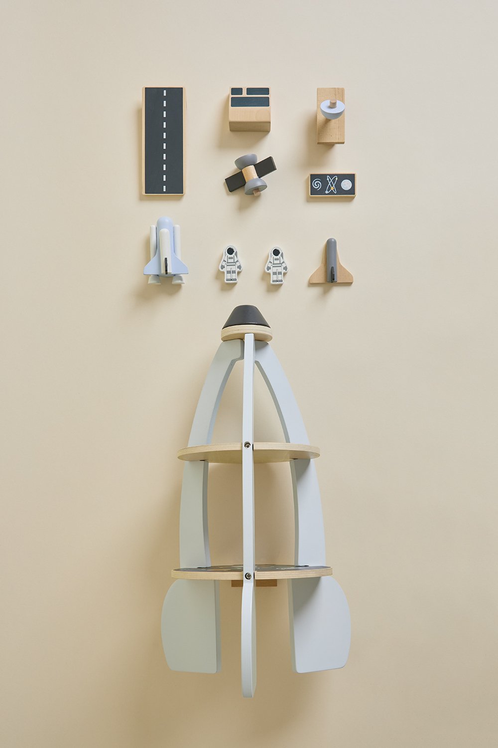 Fusée en bois multi-activités Apirelo Kids, image de la galerie 8