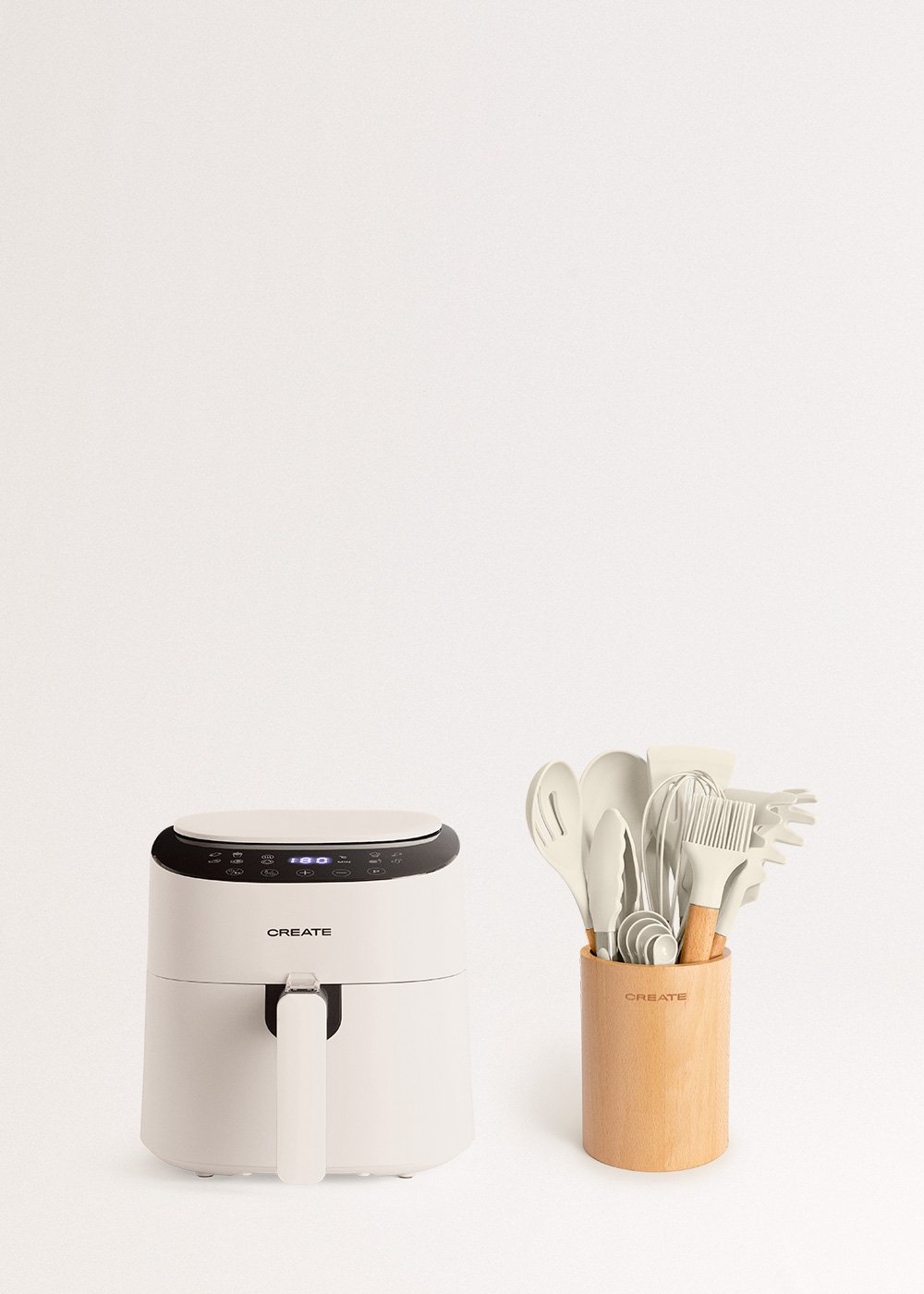 CREATE - Pack AIR FRYER PRO COMPACT 3.5 L + Set d'ustensiles de cuisine, image de la galerie 1