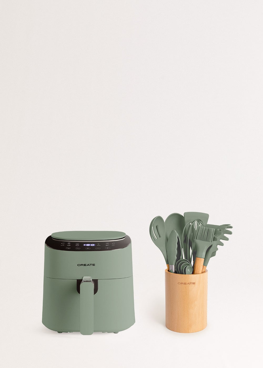 CREATE - Pack AIR FRYER PRO COMPACT 3.5 L + Set d'ustensiles de cuisine, image de la galerie 1