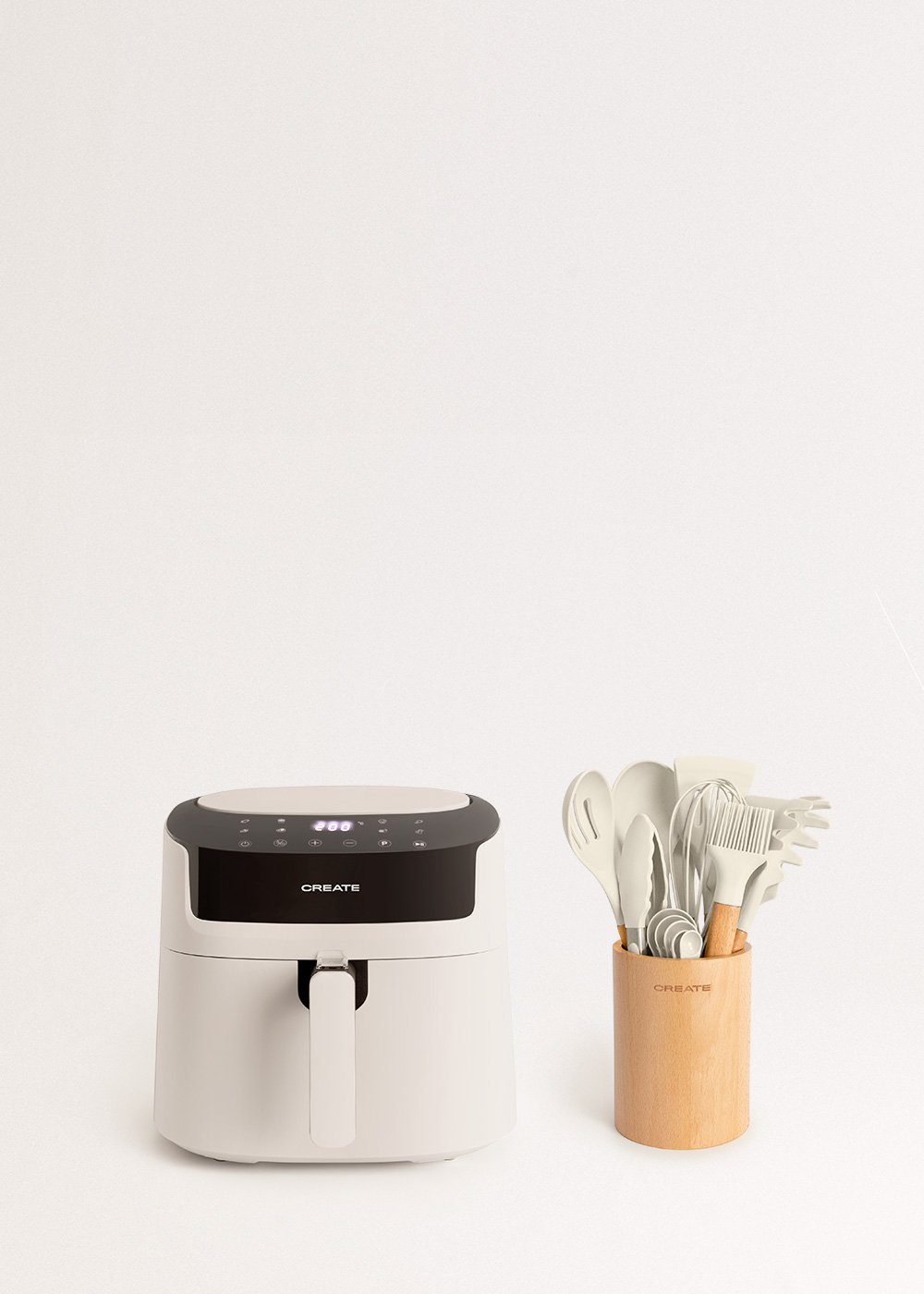 CREATE - Pack AIR FRYER PRO LARGE 6.2 L + Set d'ustensiles de cuisine, image de la galerie 1