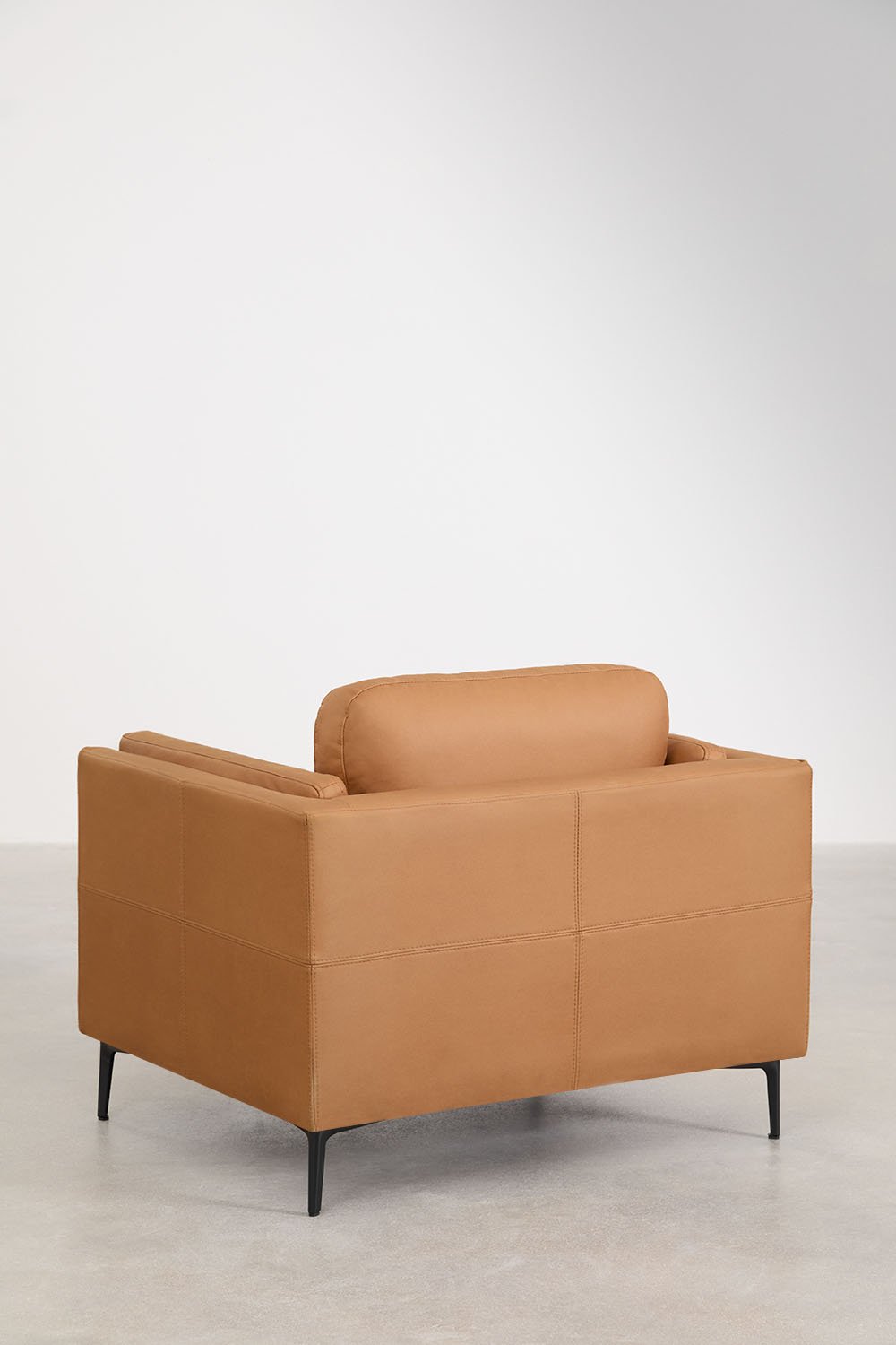 Ensemble de salon avec canapé 2 places et 2 fauteuils en simili cuir Soren   , image de la galerie 7