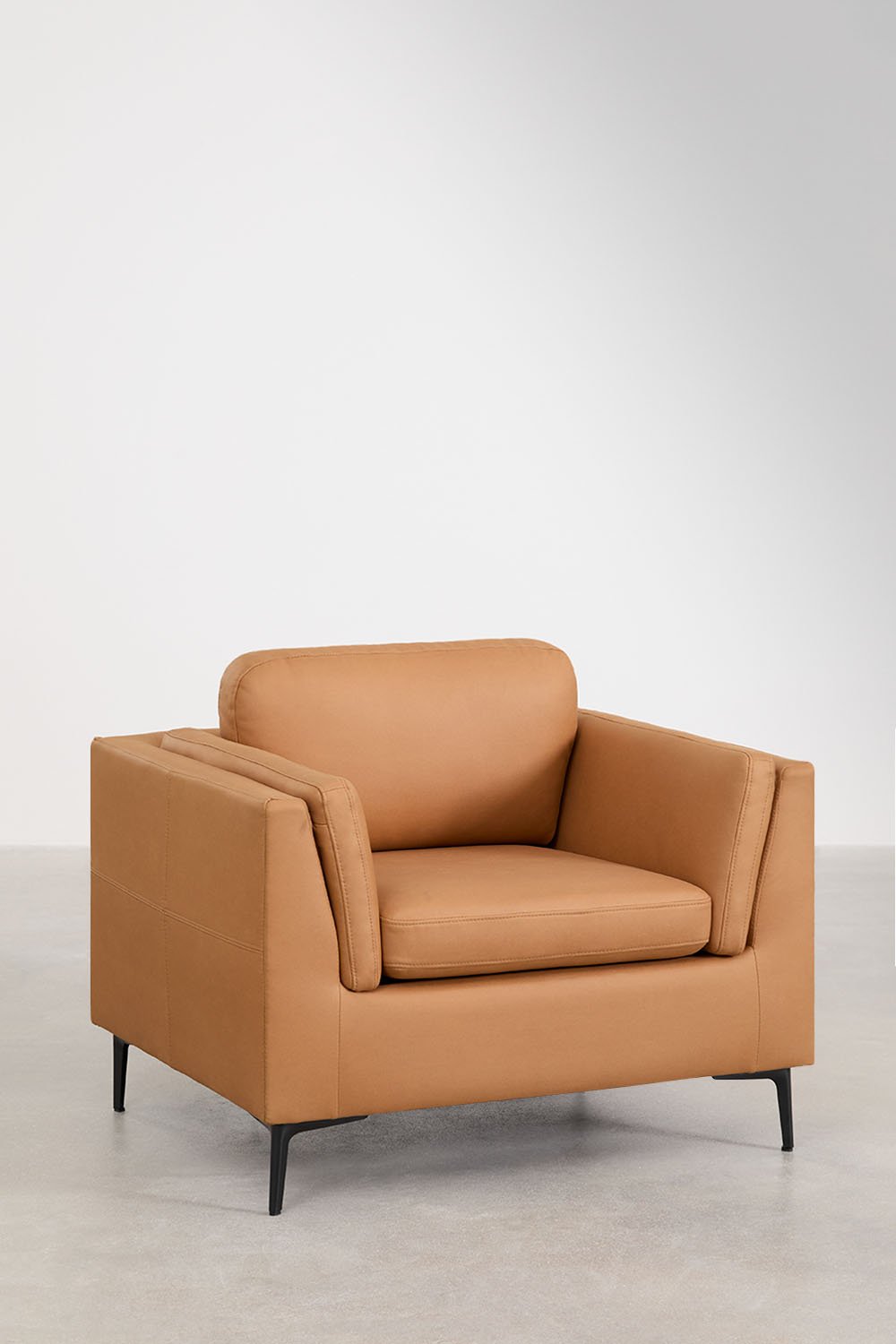 Pack de 2 fauteuils Soren simili cuir   , image de la galerie 4