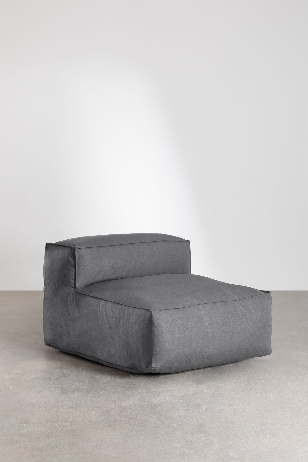 Canapé modulaire avec méridienne 3 pièces et pouf Dojans, image de la galerie 3