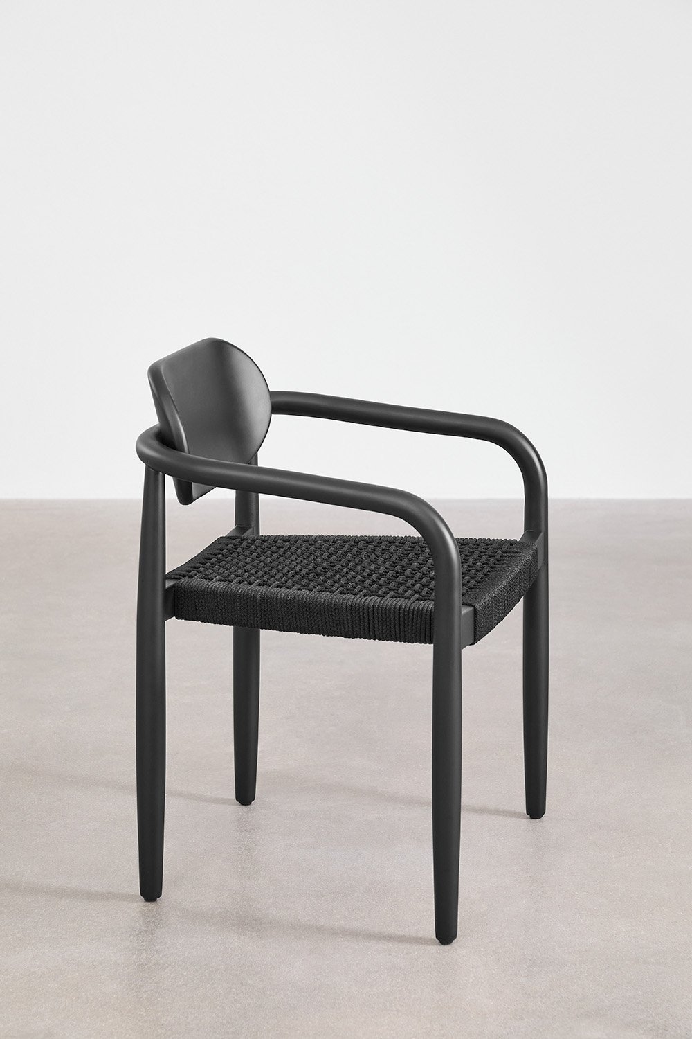 Chaise de jardin vintage en bois avec accoudoirs Naele  , image de la galerie 4