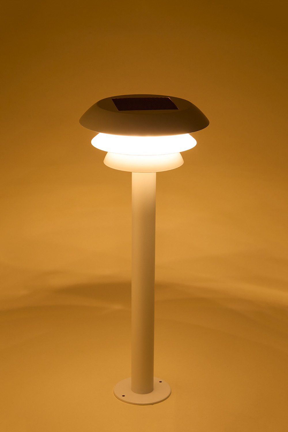 Balise LED solaire extérieure en acier inoxydable Lirano, image de la galerie 2