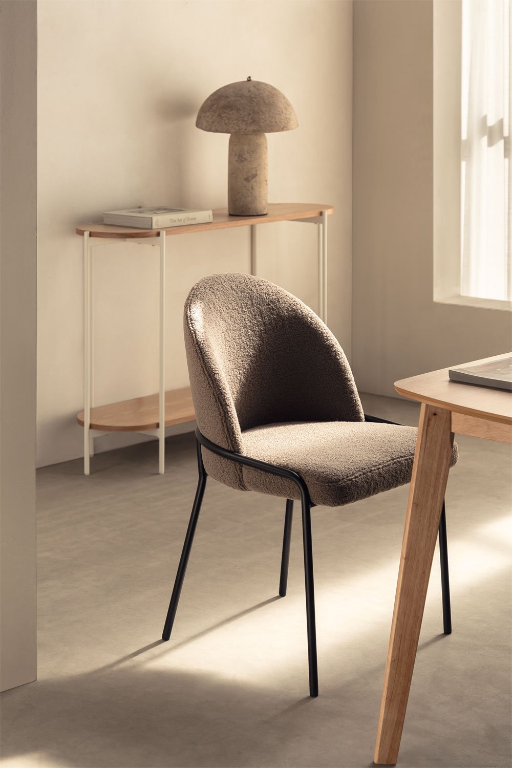 Pack de 4 chaises de salle à manger rembourrées Grolet, image de la galerie 1