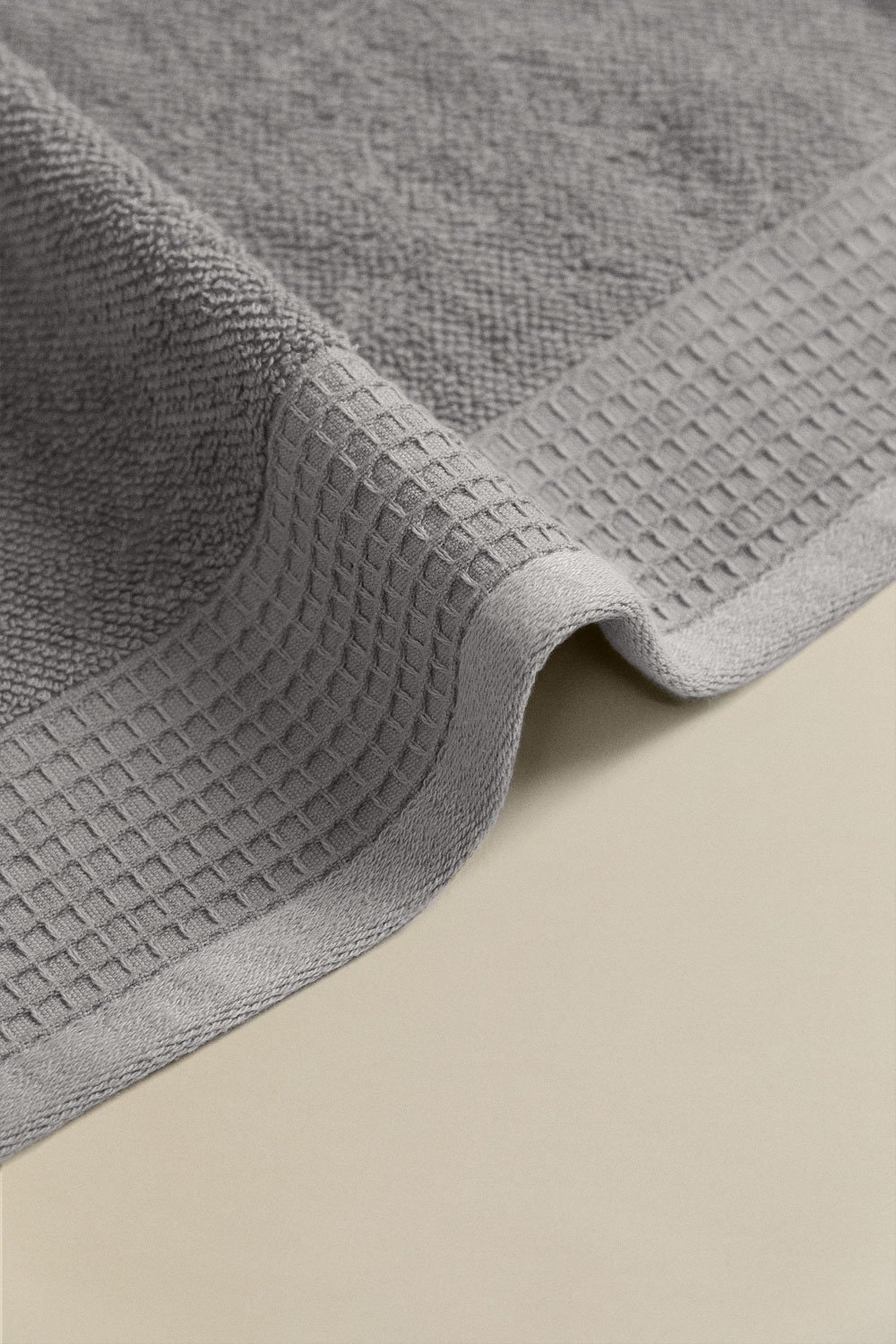 Serviette en coton éponge avec bordure Claritone , image de la galerie 6