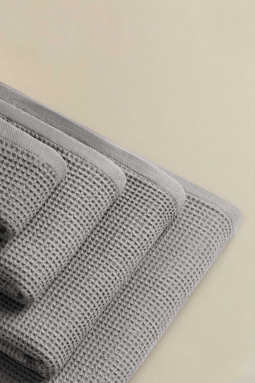 Serviette en coton gaufré Fiorala, image de la galerie 3