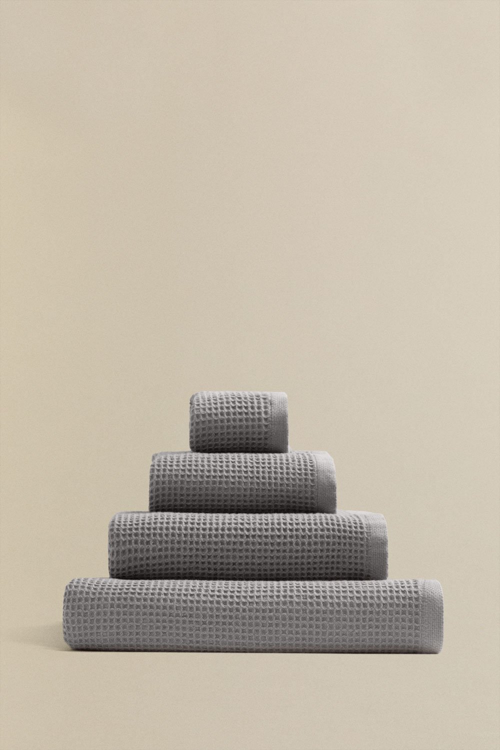 Serviette en coton gaufré Fiorala, image de la galerie 7