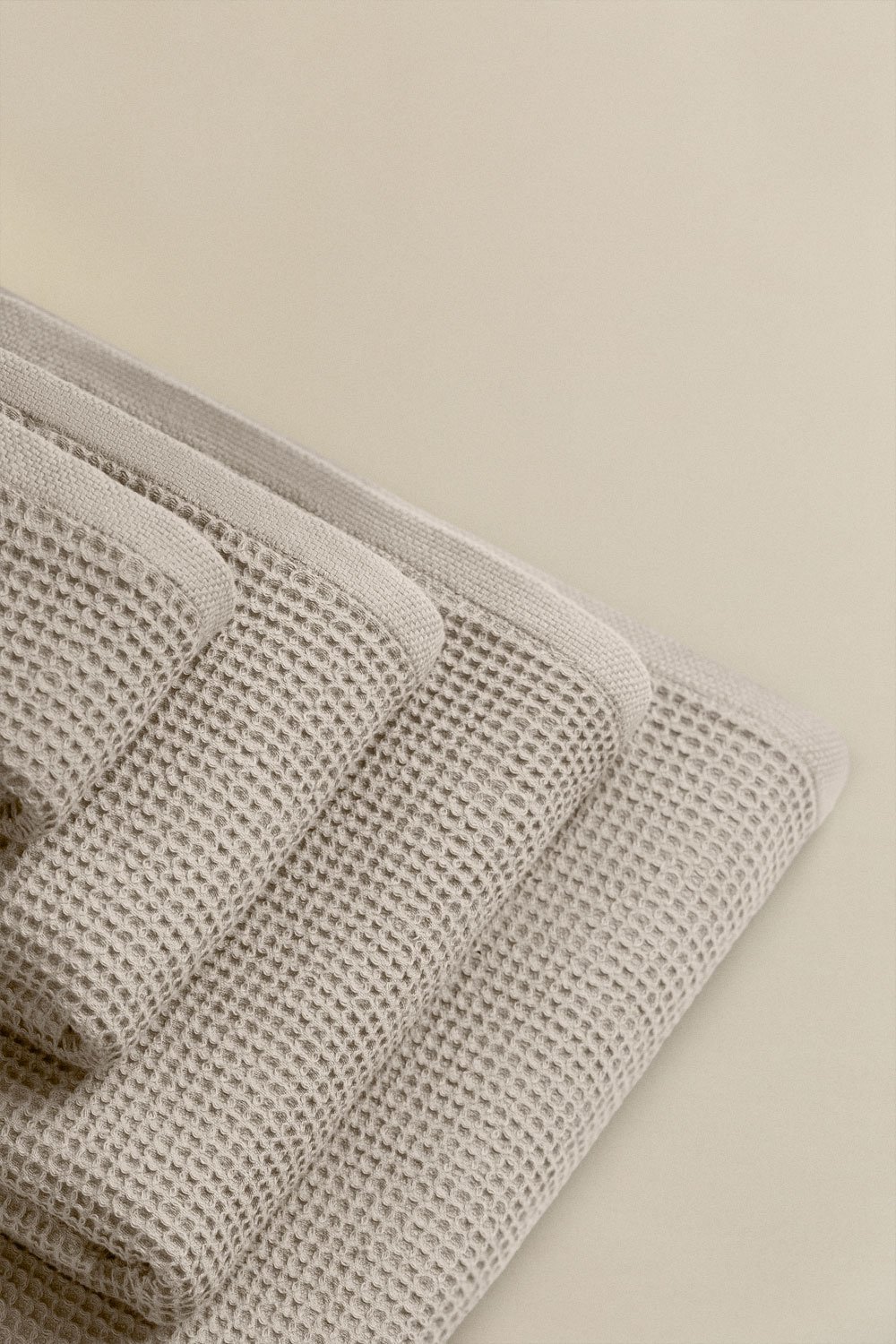 Serviette en coton gaufré Fiorala, image de la galerie 3