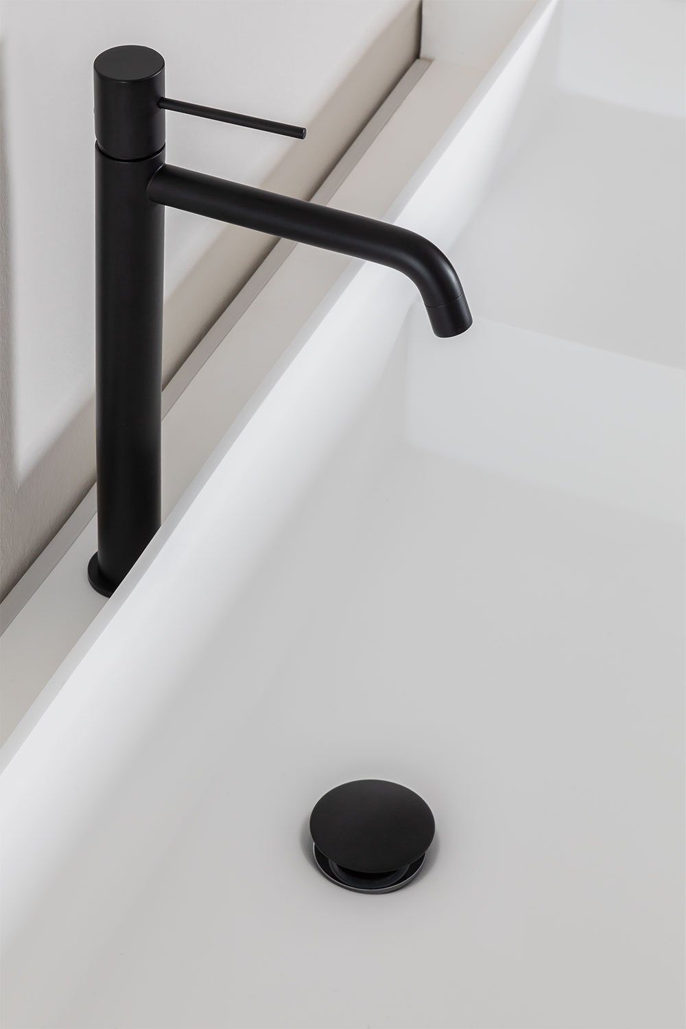 Ensemble de meuble de salle de bain en bois avec lavabo intégré Fiore, image de la galerie 4