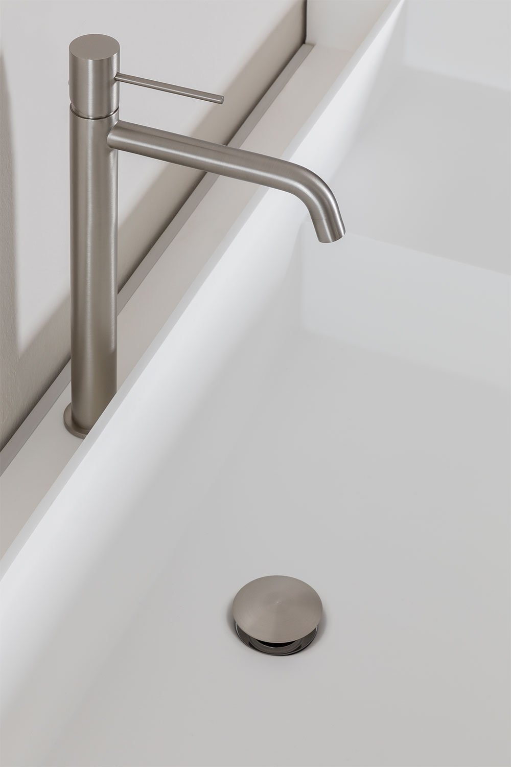 Ensemble de meuble de salle de bain en bois avec lavabo intégré Fiore, image de la galerie 5