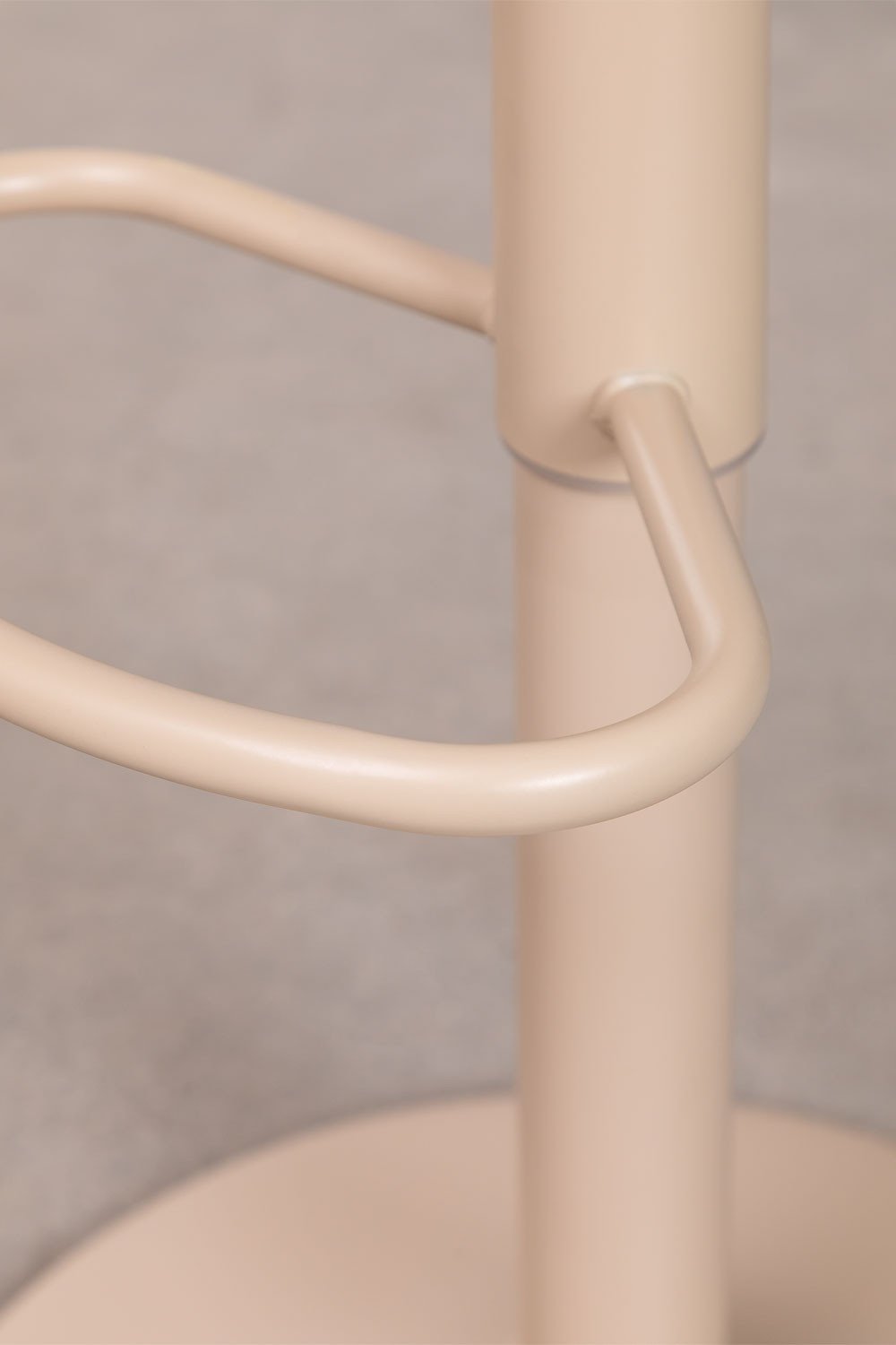 Pack de 2 tabourets hauts réglables en acier et bois d'orme Bardder, image de la galerie 6