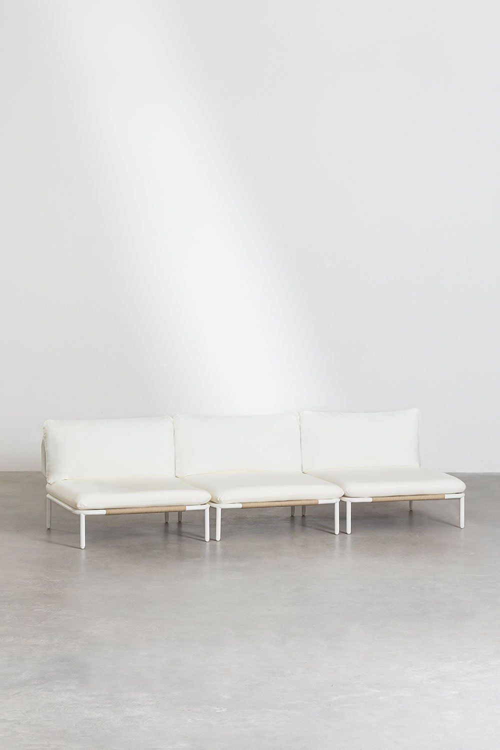 Canapé de jardin modulable 3 pièces Roubly, image de la galerie 2