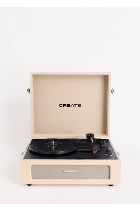 CREATE - RECORD PLAYER COMPACT -  Platine rétro avec lecteur/enregistreur Bluetooth, USB, SD, MicroSD et Mp3