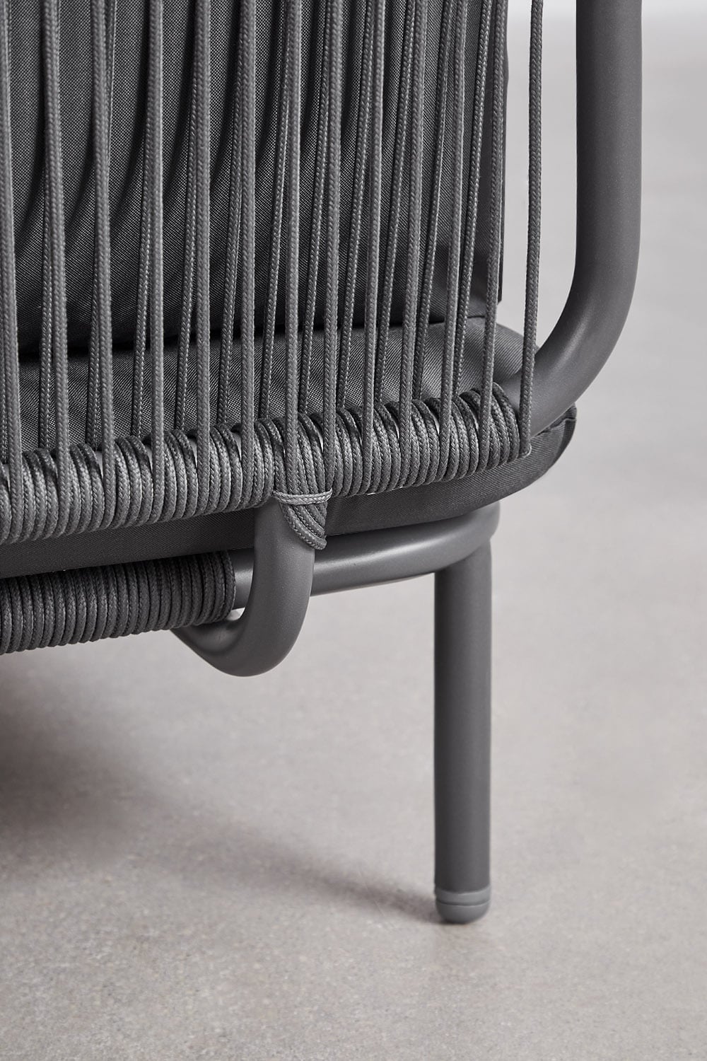 Canapé de jardin modulable 3 pièces avec 2 fauteuils d'angle Roubly, image de la galerie 5