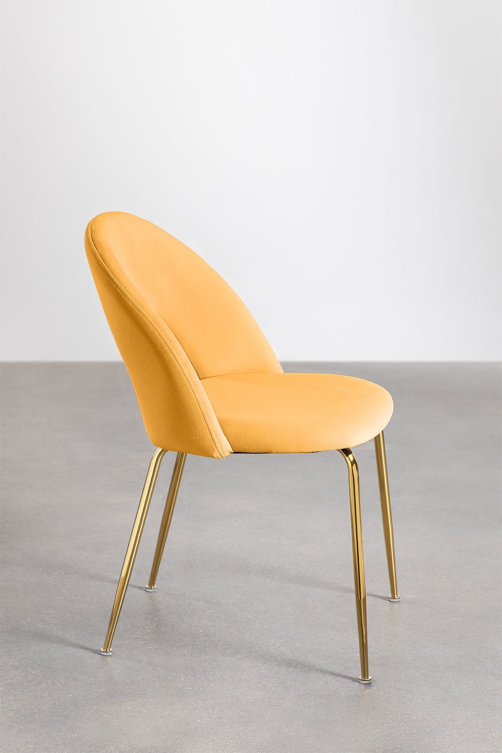 Chaise de salle à manger en velours Glorys      , image de la galerie 2