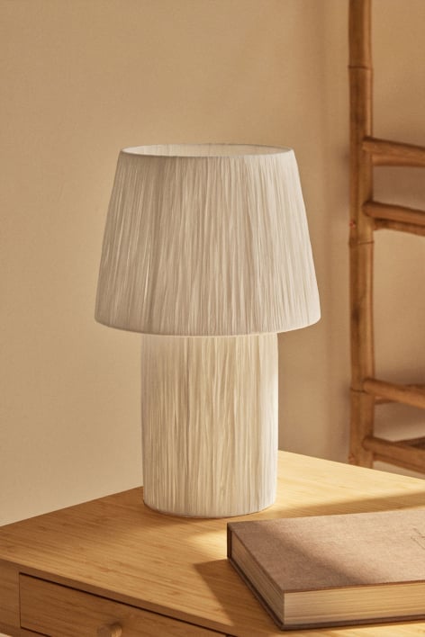 Lampe de table en papier Nironalde