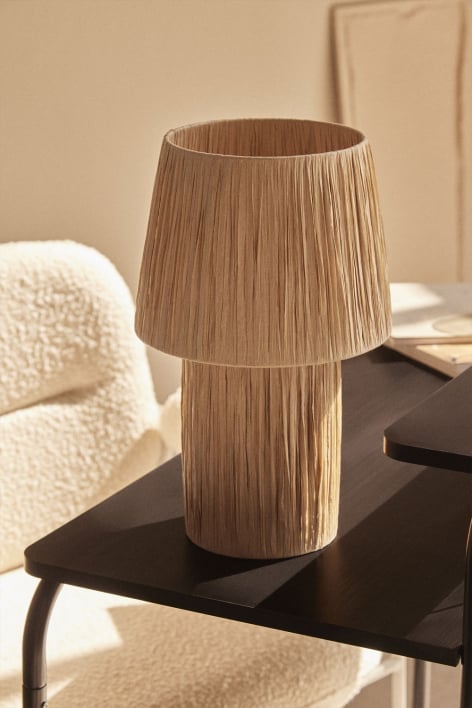 Lampe de table en papier Nironalde